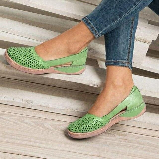 Comfortable Women Flat Shoes for Sensitive Feet