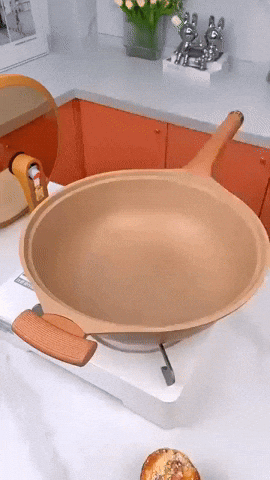 Premium Large Non-Stick Wok with Steamer Basket