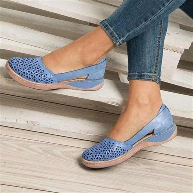 Comfortable Women Flat Shoes for Sensitive Feet