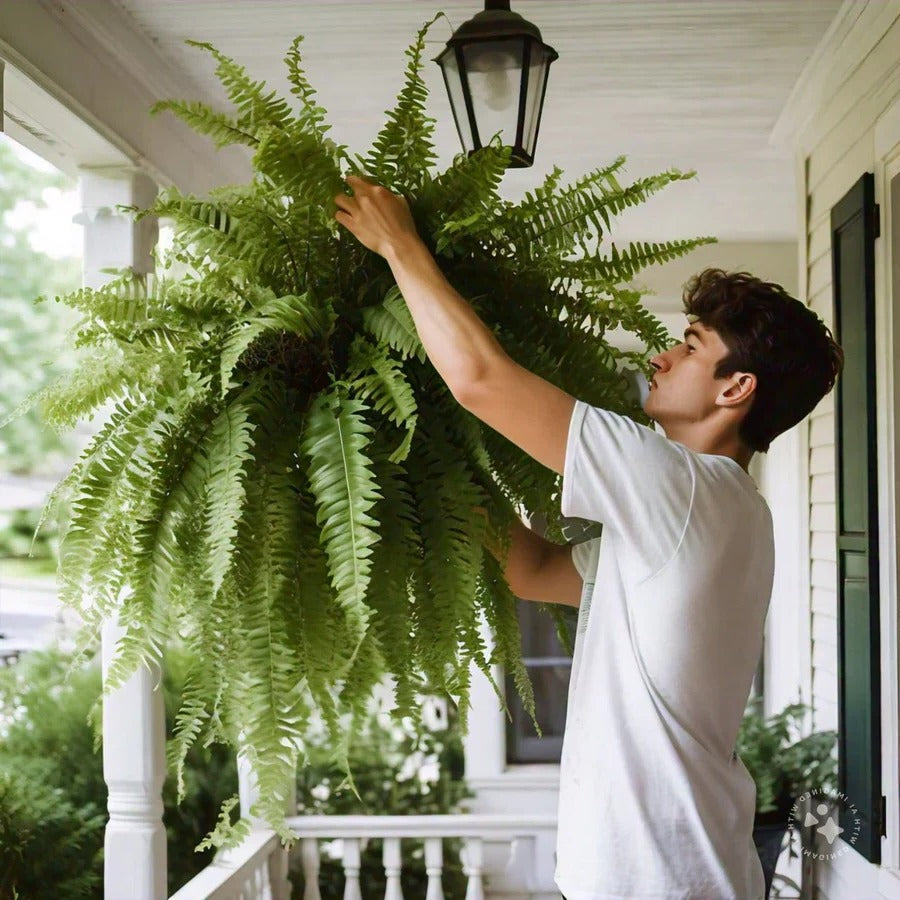 Durable Outdoor Realistic Boston Fern Plant - Luxicro