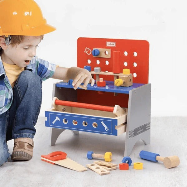 Exclusive Kids Pretend Play Realistic Work Tool Bench Toy – Luxicro