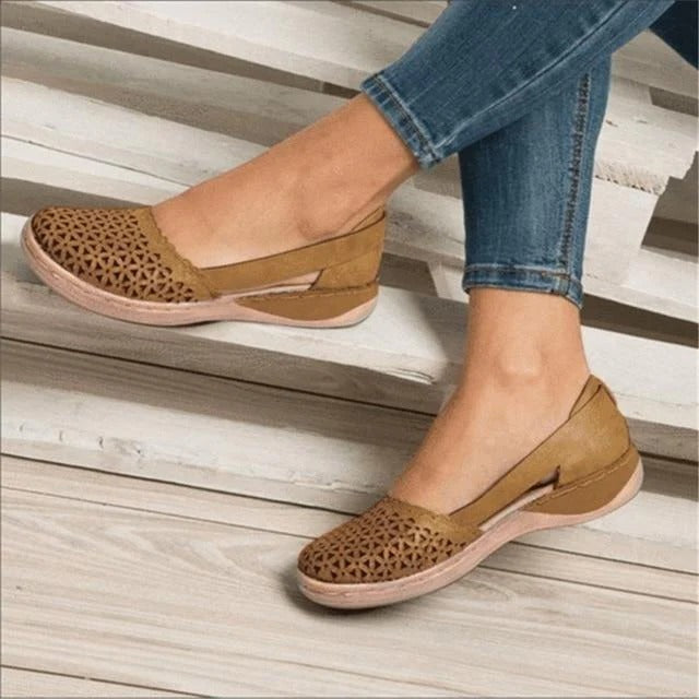 Comfortable Women Flat Shoes for Sensitive Feet