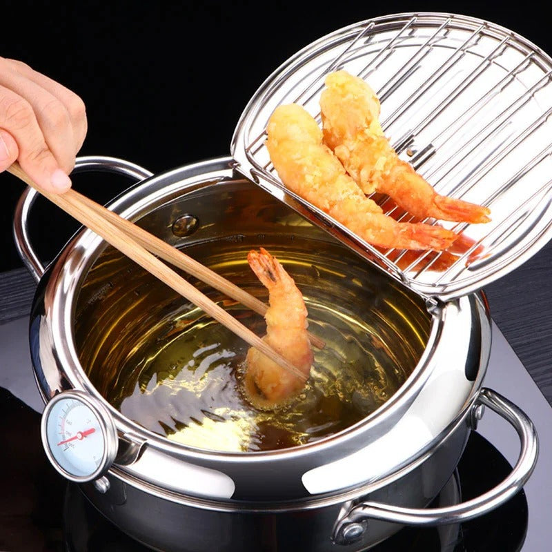 Professional Deep Fryer with Temperature Control - Luxicro