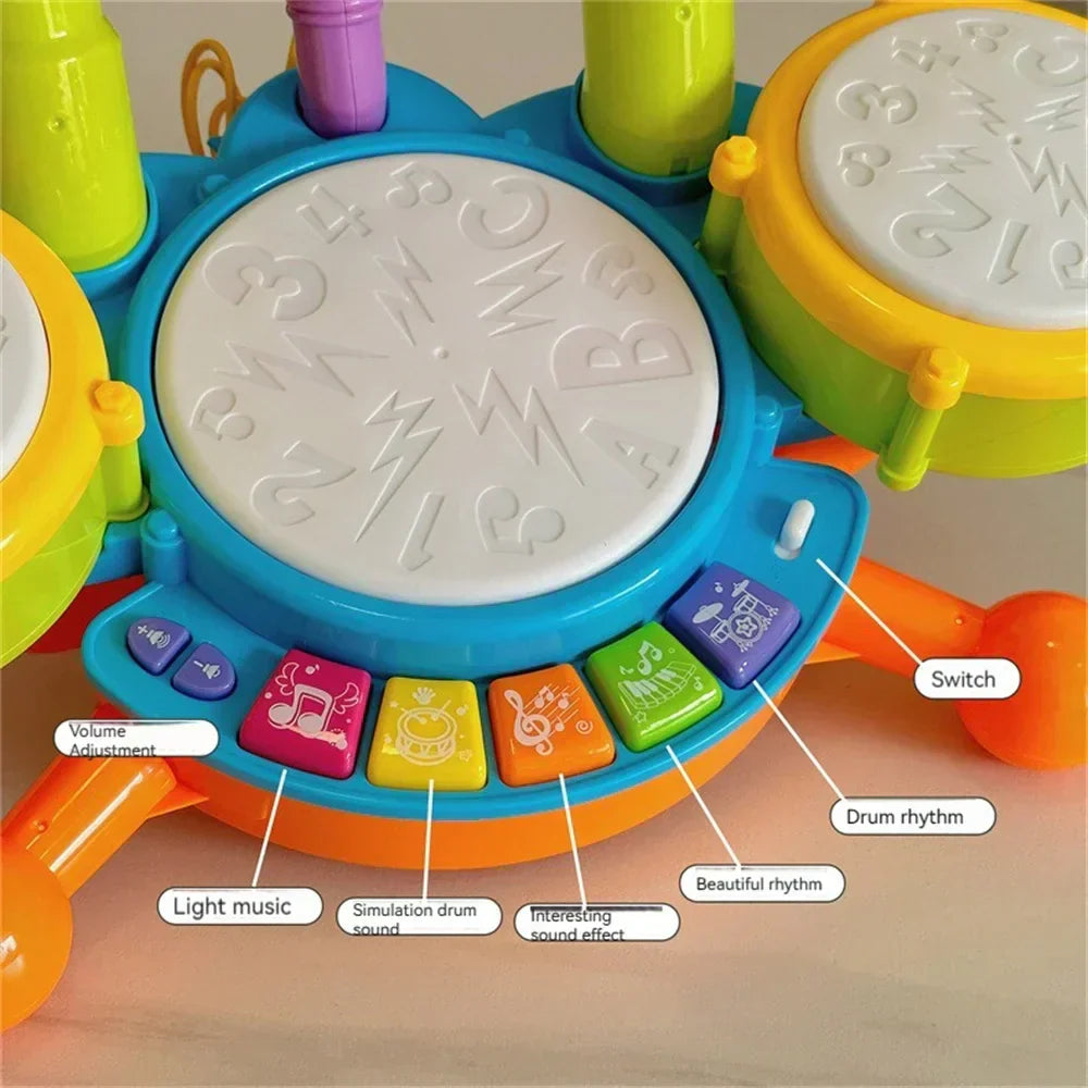 Portable Junior Drum Set