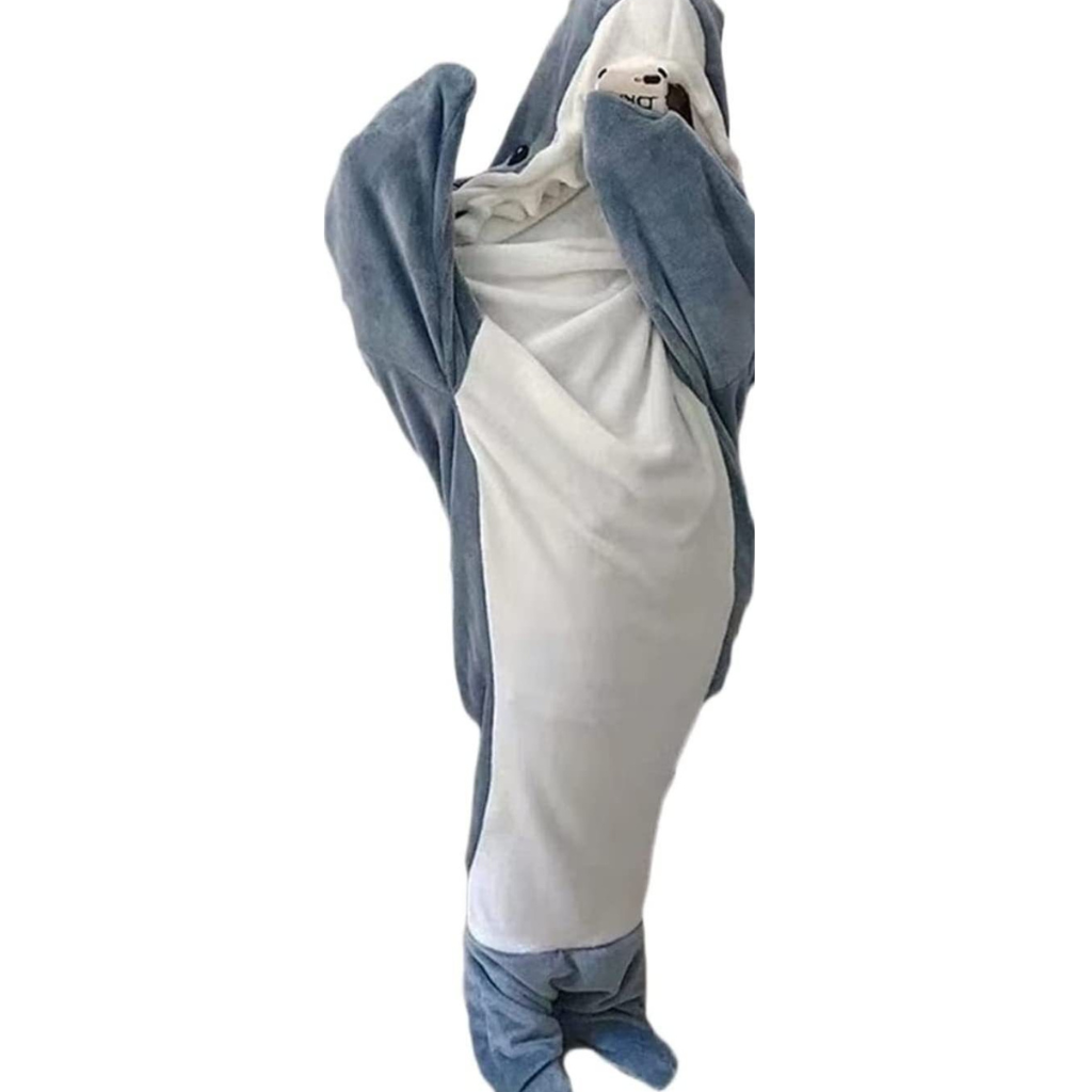 Cozy Fuzzy Shark Blanket