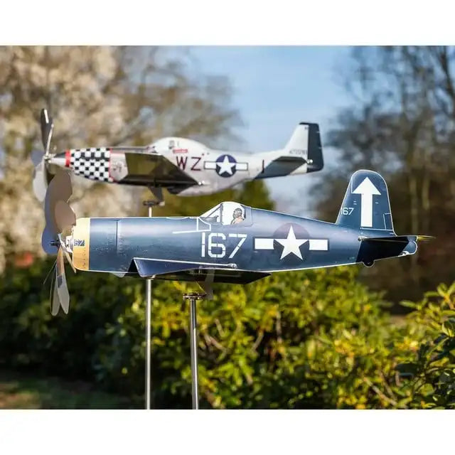 Retro Plane Yard Decor Spinner