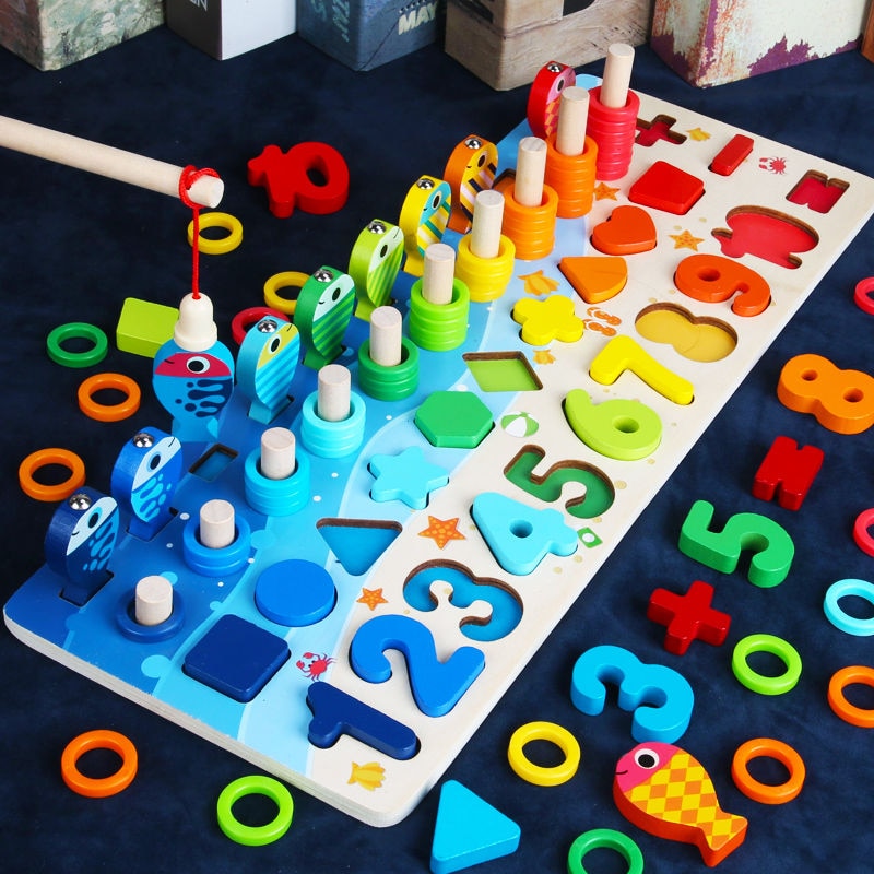 Educational Wood Toy Learning Board