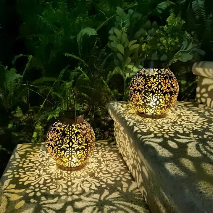 Weatherproof Garden Solar Pendant Light