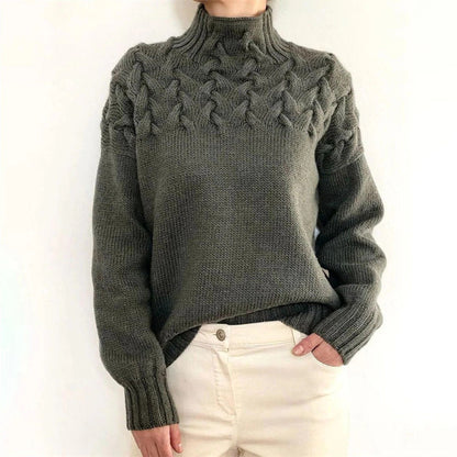 Soft Women's Crew Neck Wool Sweater