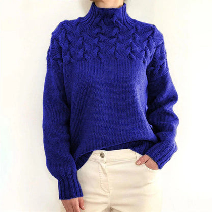 Soft Women's Crew Neck Wool Sweater