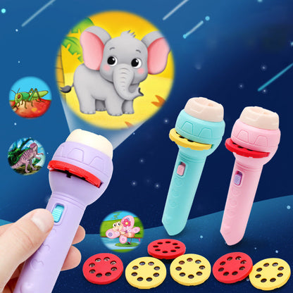 Fun Kids Projection Night Light Flashlight