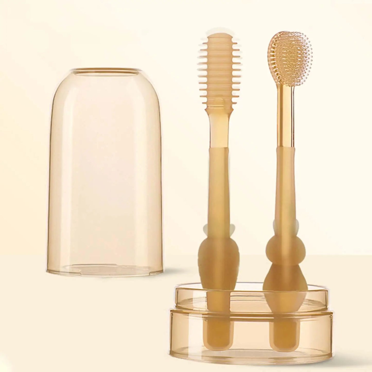 Soft Bristle Baby Toothbrush Set for Kids Oral Care