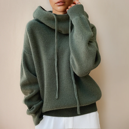 Soft Merino Wool Women's Turtleneck Sweater - Luxicro