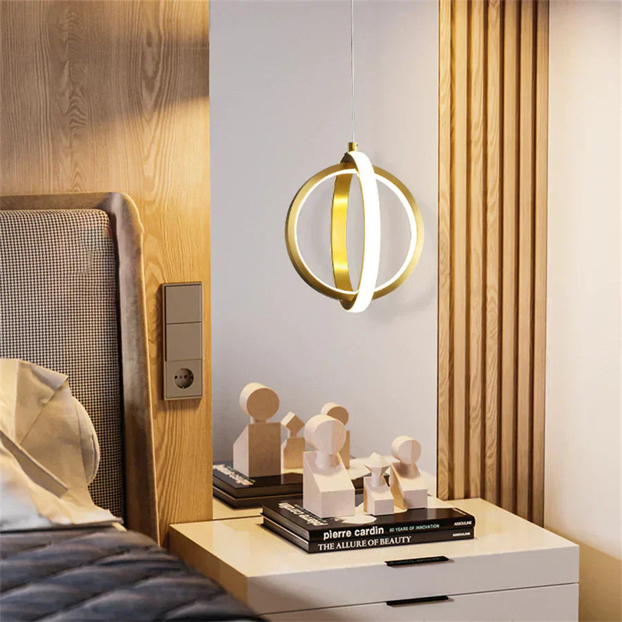 Small Metal Hanging Lamp | Contemporary Home Lighting