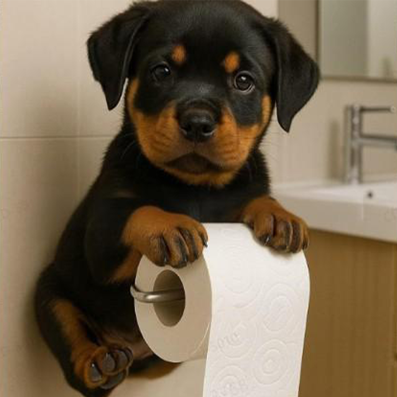 Colorful Pet Theme Toilet Paper Holder