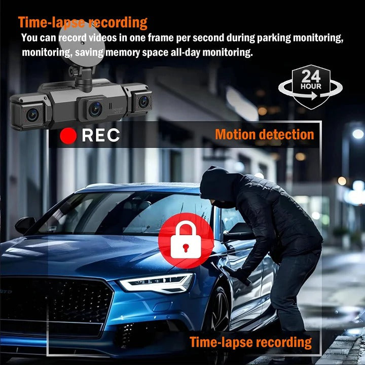 Advanced Car Dashboard Camera with WiFi and Night Vision