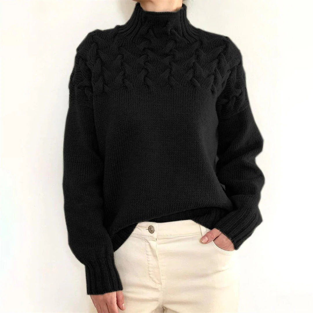 Soft Women's Crew Neck Wool Sweater