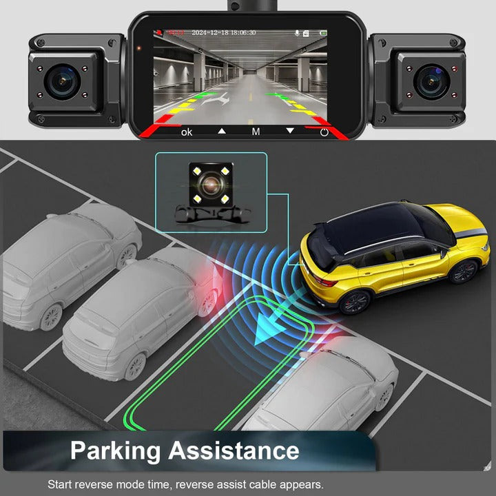 Advanced Car Dashboard Camera with WiFi and Night Vision