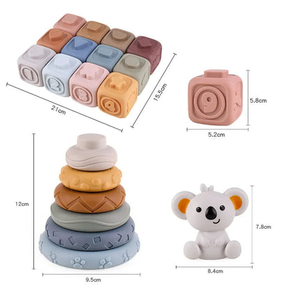 Bright Baby Wooden Teether Toy Set