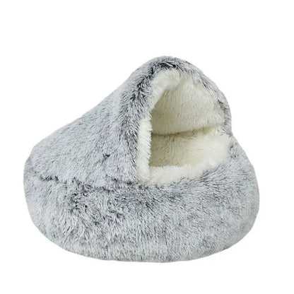 Comforting Covered Dog Bed for Pets