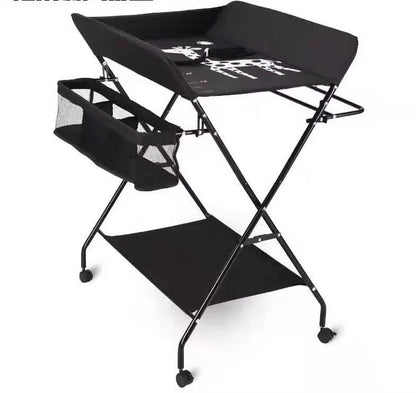 Portable Baby Changing Station for Bathroom with Adjustable Height