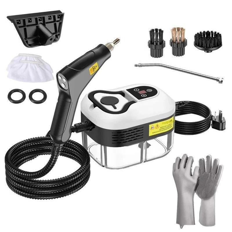 Powerful Heavy Duty Steam Cleaner Kit with Gloves - Luxicro