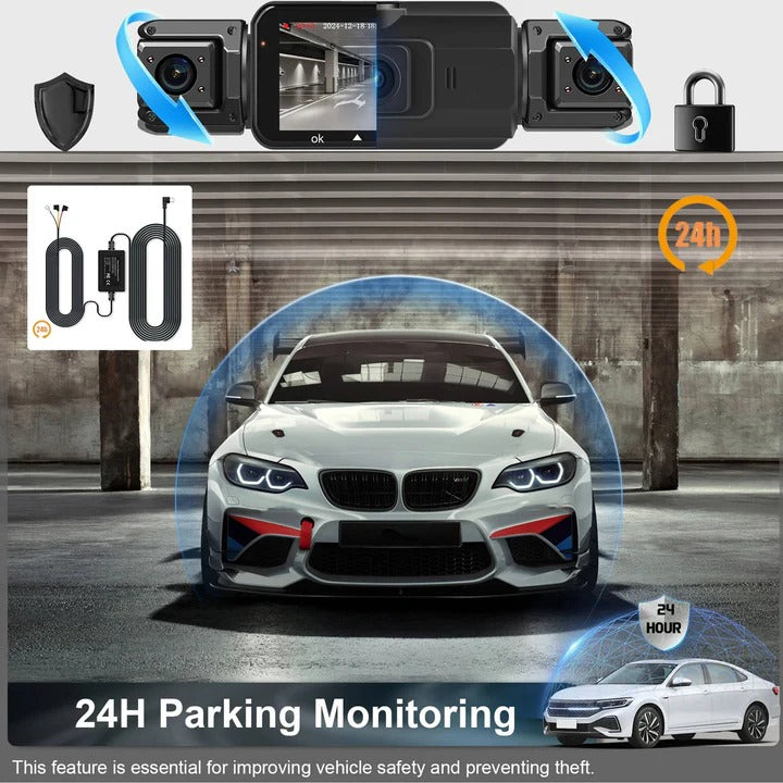 Advanced Car Dashboard Camera with WiFi and Night Vision