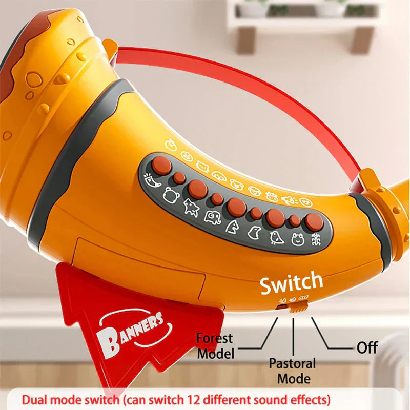 Fun Kids Animal Sound Horn Toy