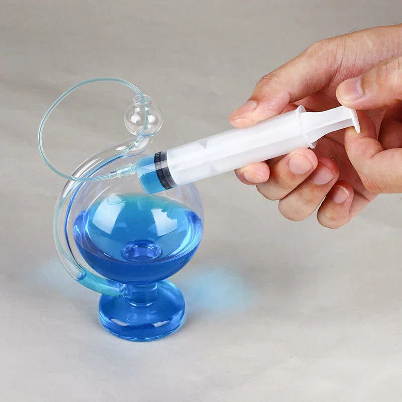Sleek Glass Office Weather Bottle
