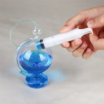 Sleek Glass Office Weather Bottle