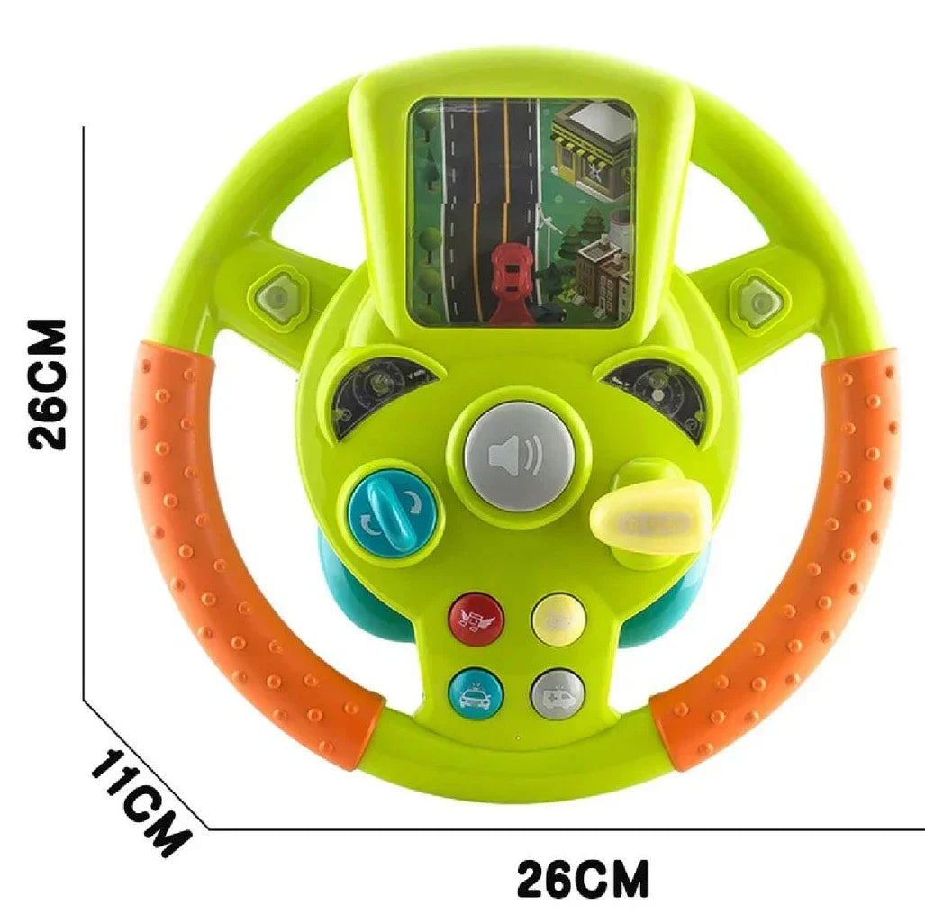 Fun Kids Steering Wheel with Display Screen