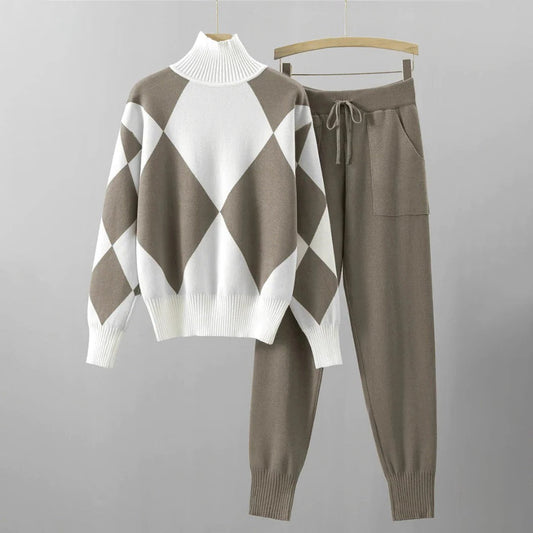 Cozy Knit Top and Bottom Set - Luxicro