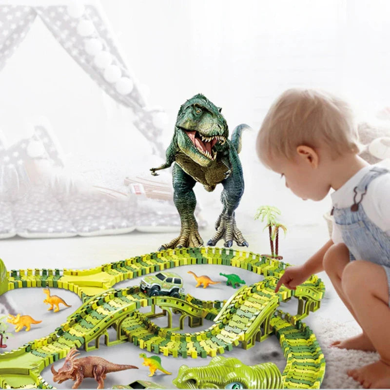 Fun Dino Racing Track Set - Luxicro