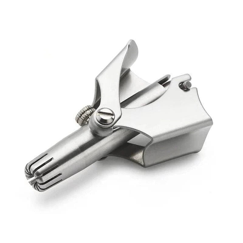 Easy Manual Nose Trimmer Stainless Steel Grooming Kit - Luxicro