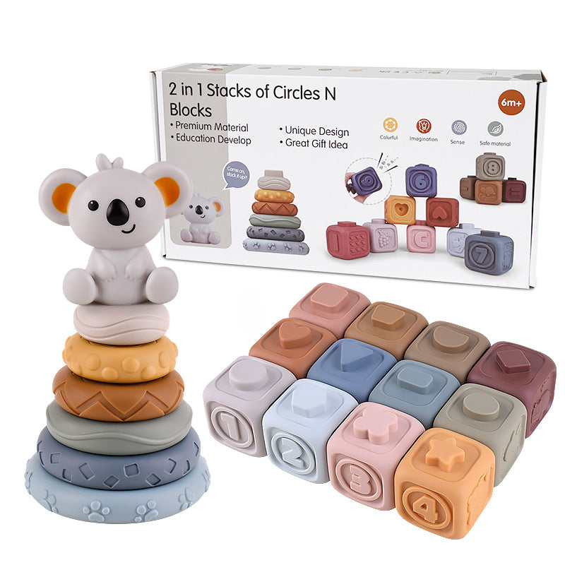 Bright Baby Wooden Teether Toy Set