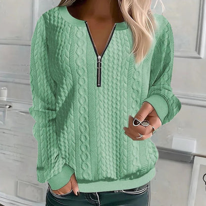 Cozy Relaxed Fit Women's Knit Sweater