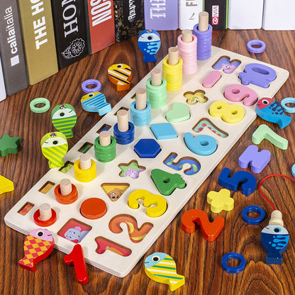 Educational Wood Toy Learning Board
