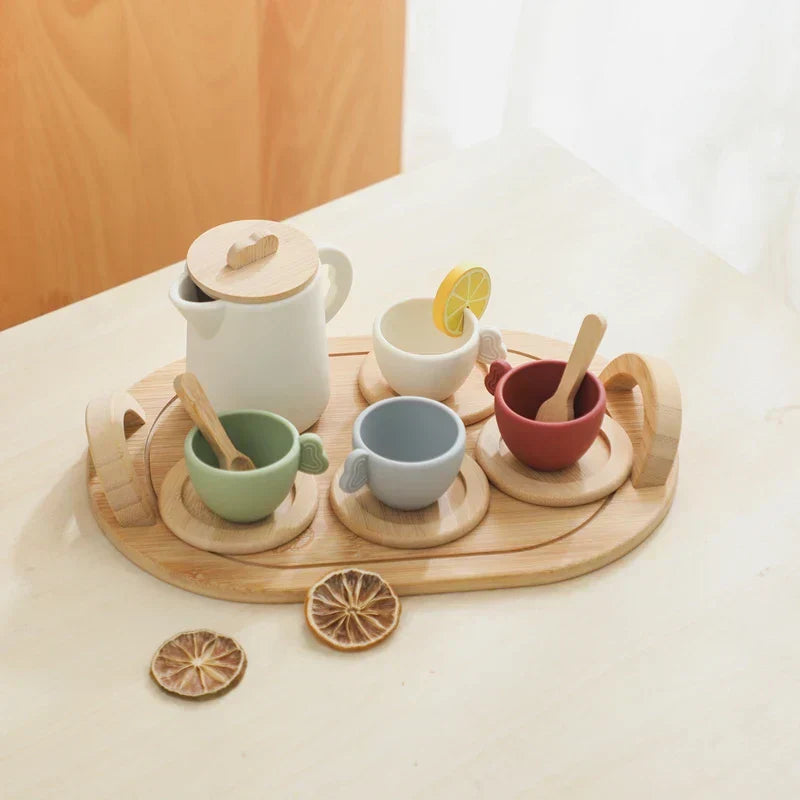 Eco Friendly Bamboo Tea Steeper Set
