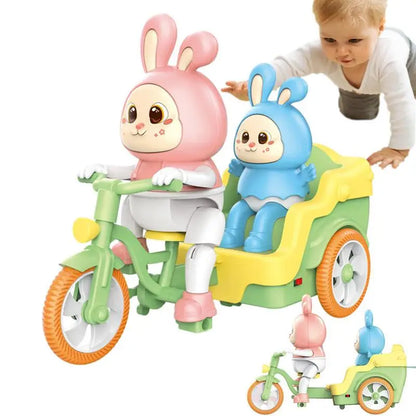 Colorful Rabbit Kids Bike with Trailer