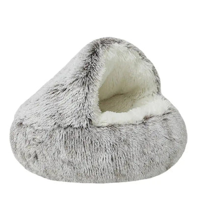 Comforting Covered Dog Bed for Pets - Luxicro