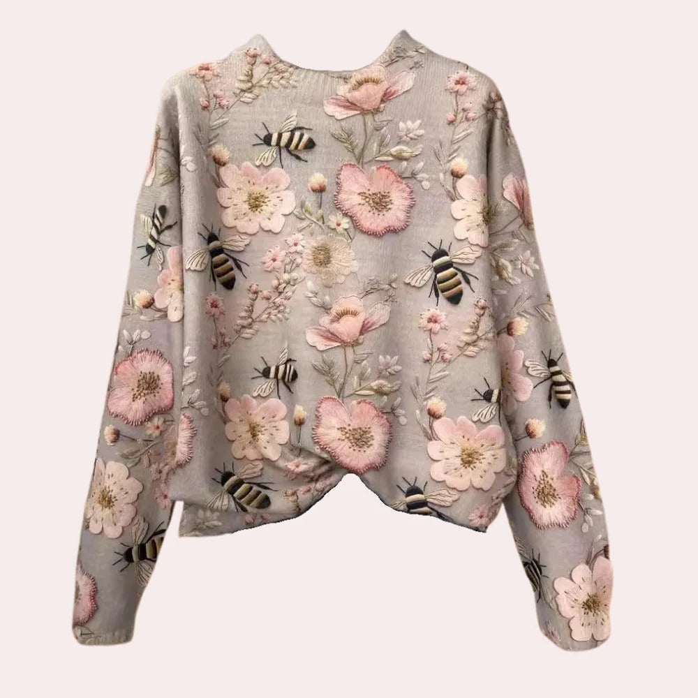 Stylish Ladies Crew Neck Sweater - Luxicro