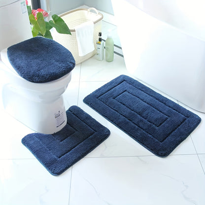 Soft Non-Slip Bathroom Mat Set