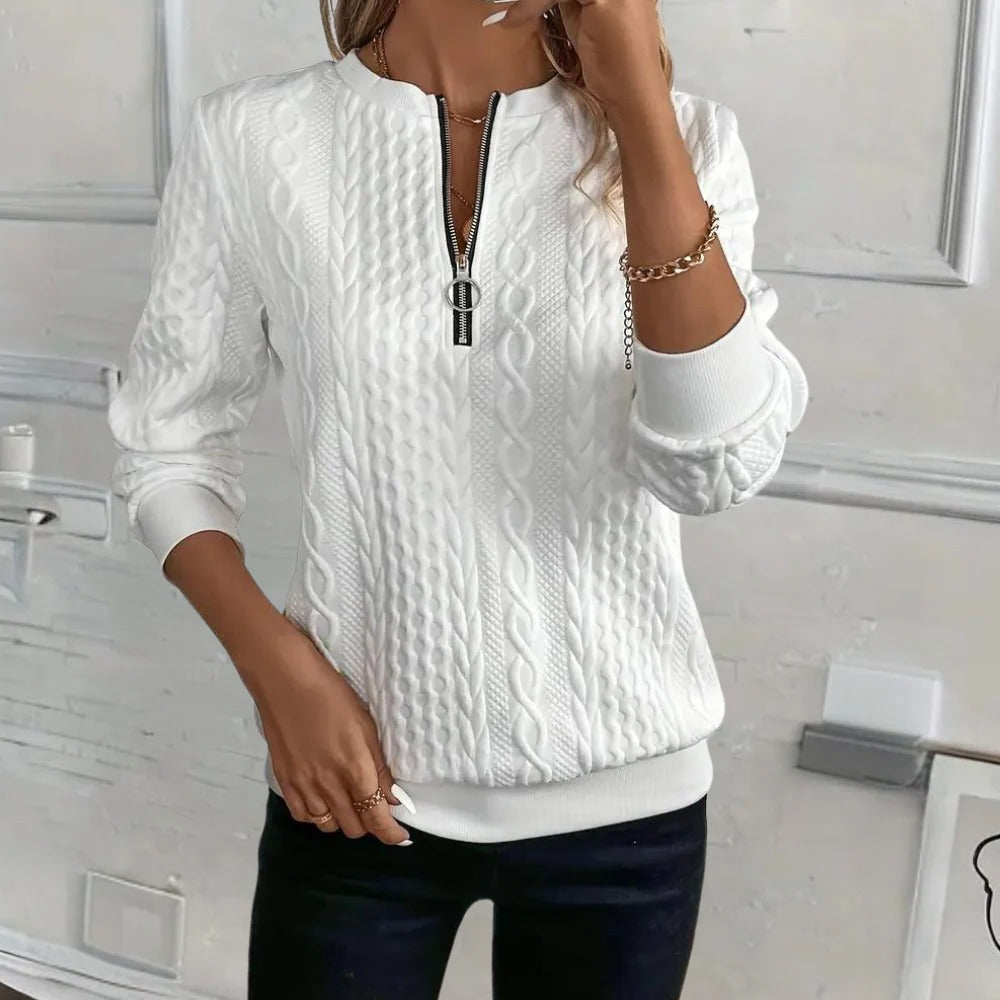 Cozy Relaxed Fit Women's Knit Sweater