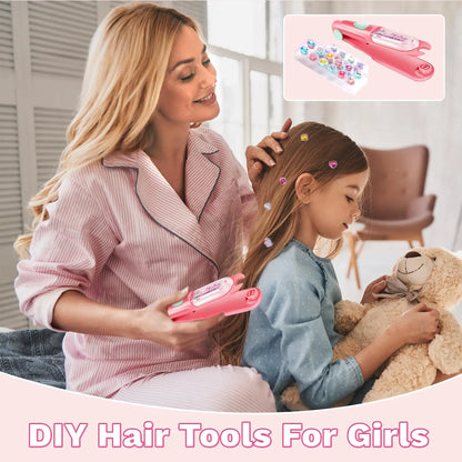 Glittering Hair Clips and Barrettes Set