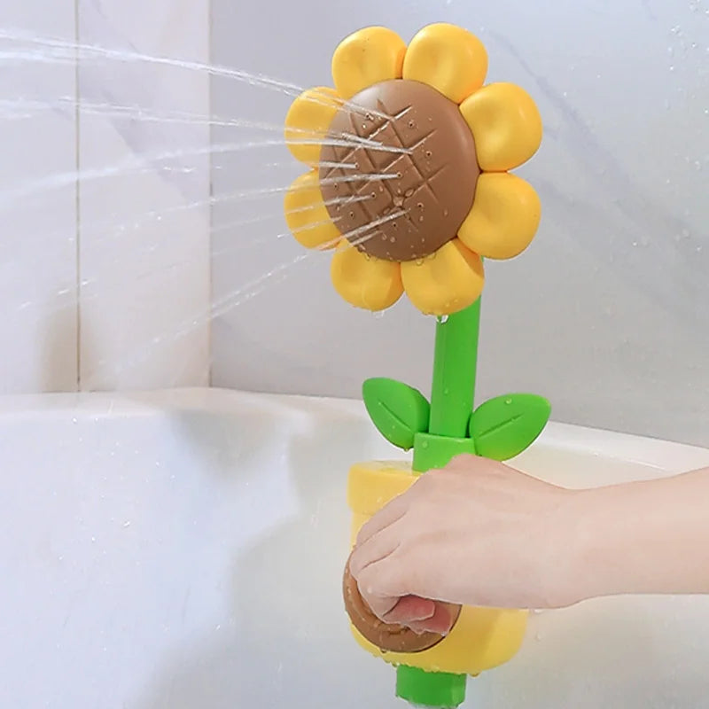 Vibrant Floral Shower Head Spray