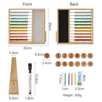 Learning Wooden Math Counting Toy for Kids