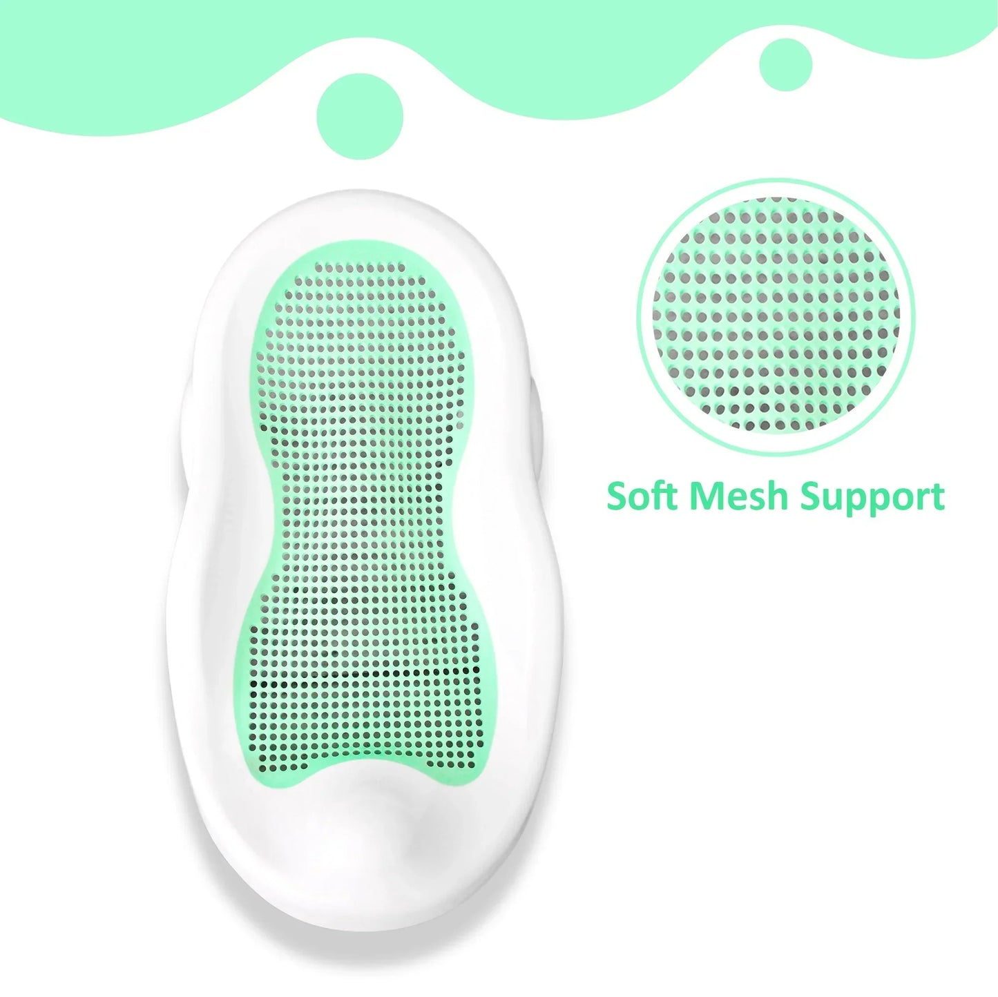 Comfortable Baby Bath Support with Soft Ergonomic Seat