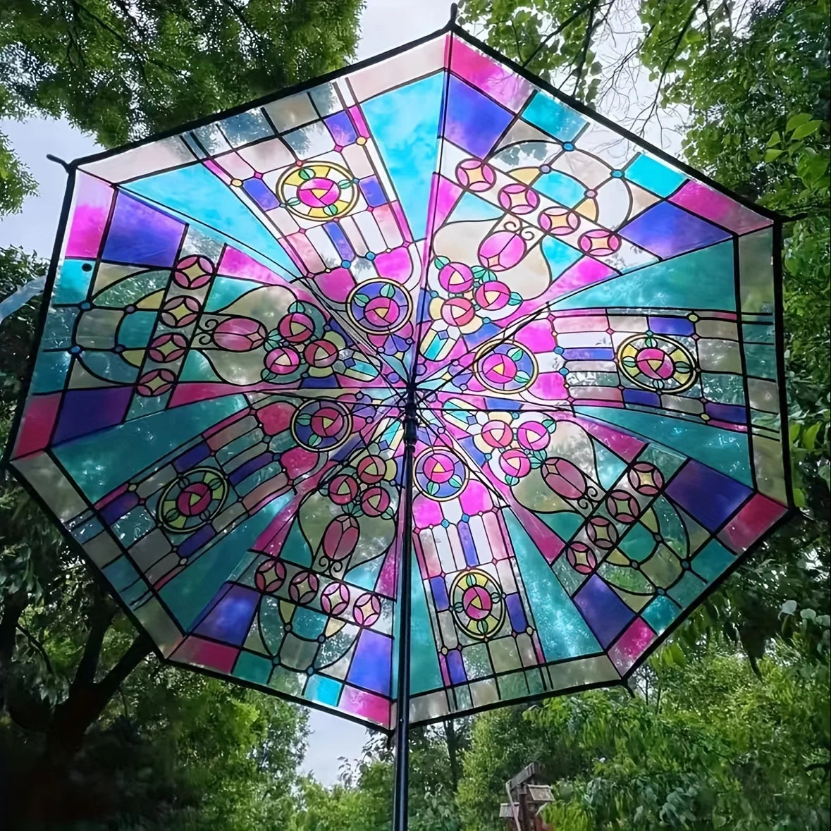 Vintage Inspired Folding Umbrella