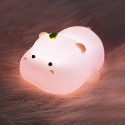 Cute Kid Friendly Rabbit Night Light Lamp
