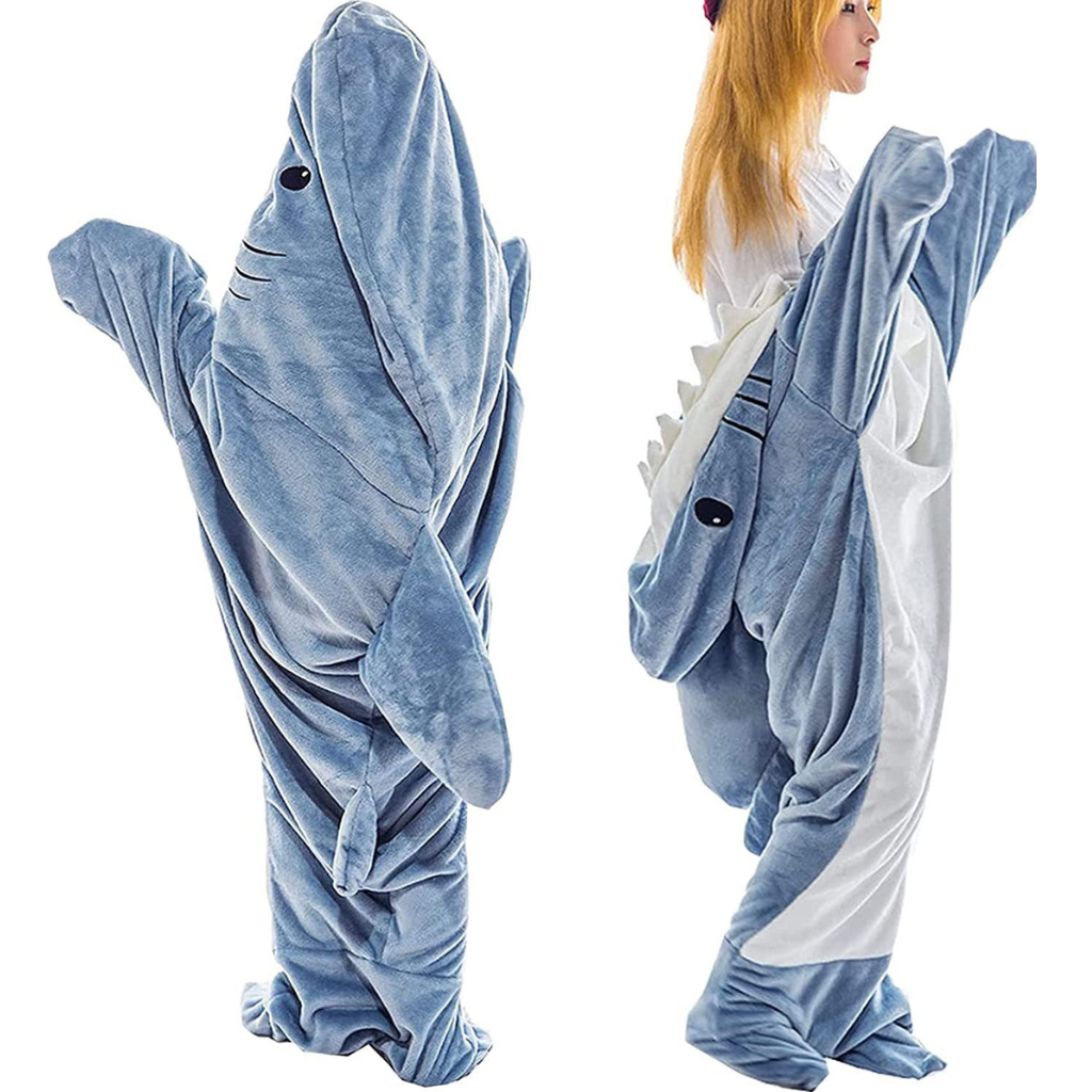 Cozy Fuzzy Shark Blanket